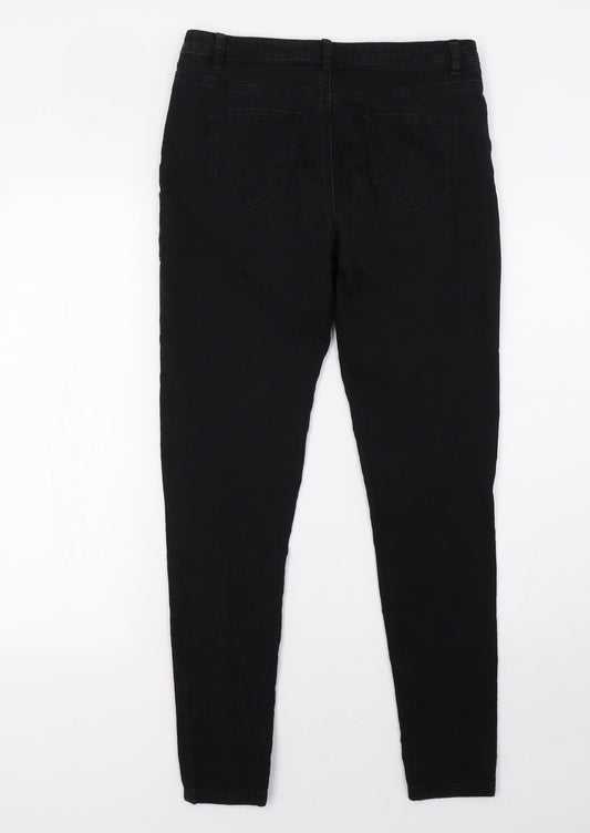 be.you Womens Black  Denim Skinny Jeans Size 10 L29 in