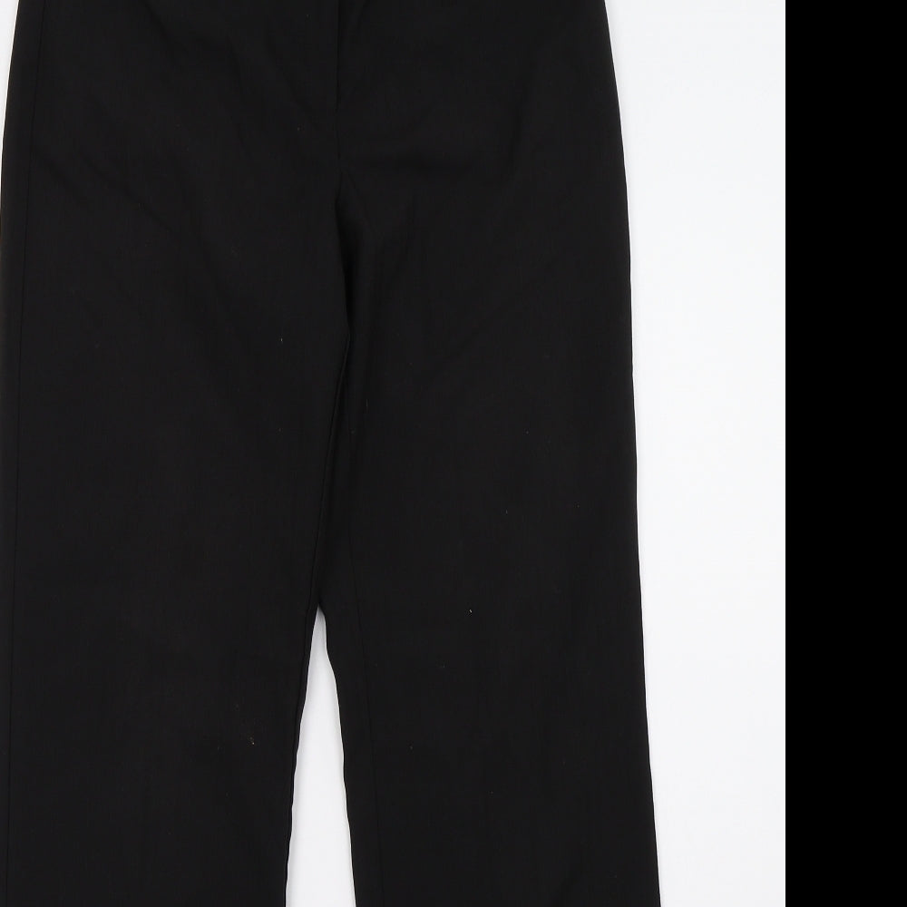 evie Womens Black   Trousers  Size 8 L32 in