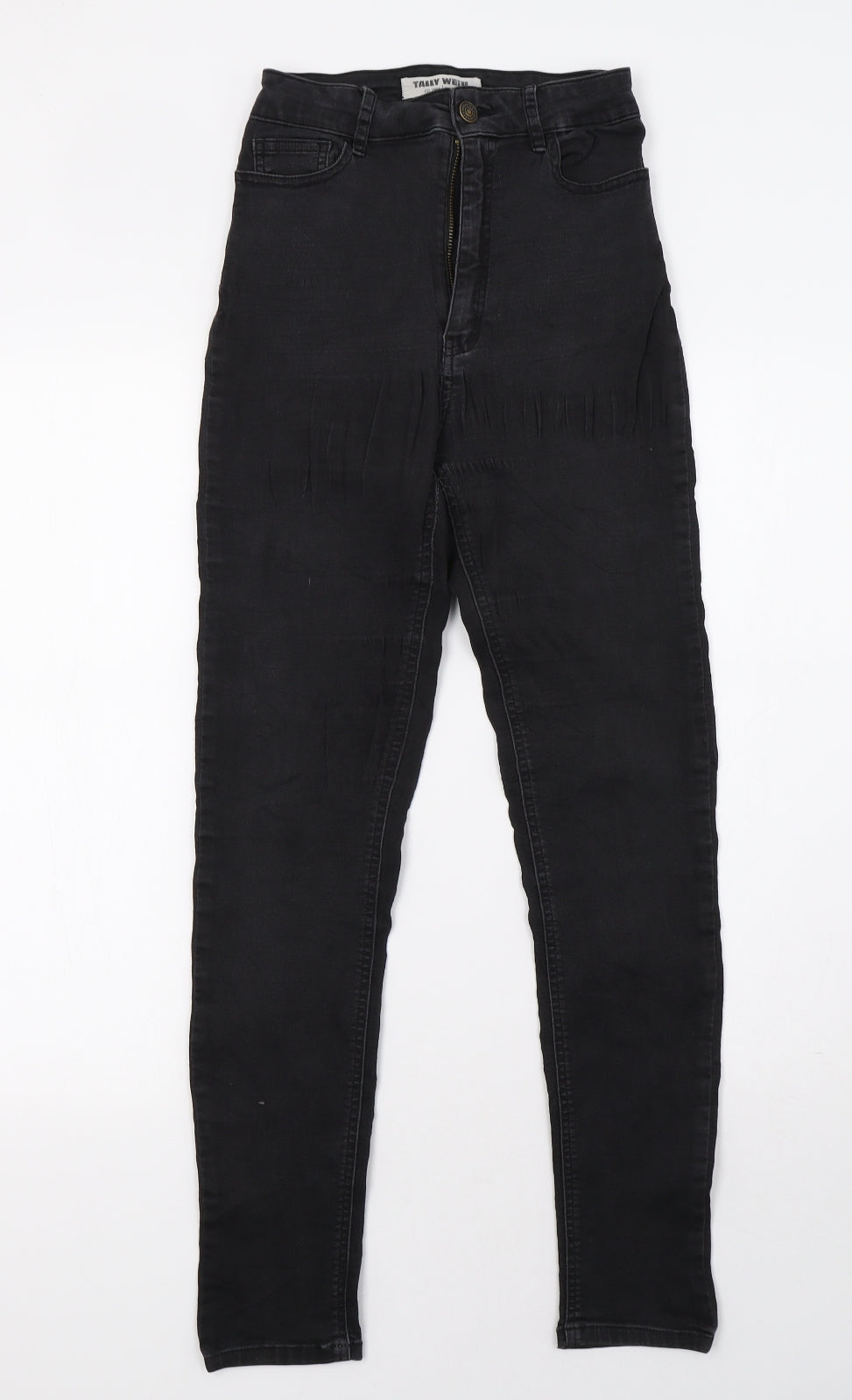 TALLY WEiJL Womens Black  Denim Skinny Jeans Size 6 L30 in