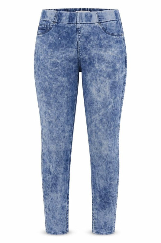matakan Womens Blue  Denim Jegging Trousers Size 12 L32 in