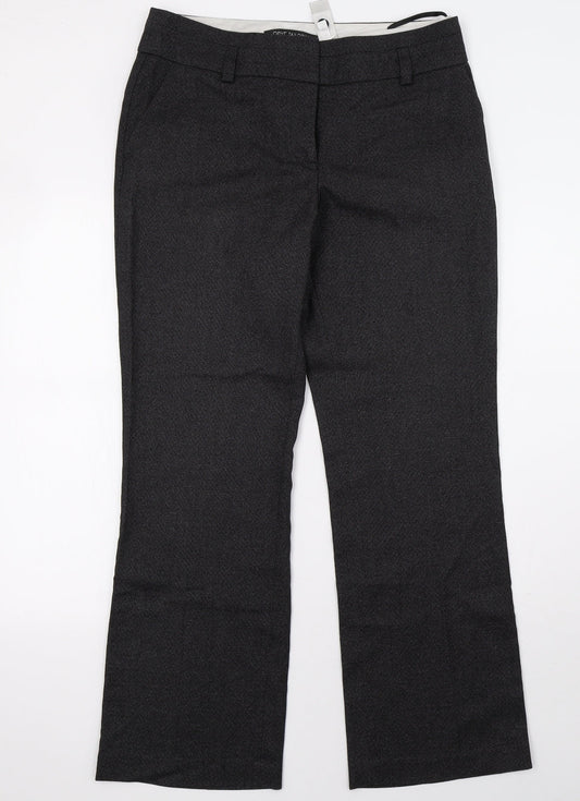 NEXT Womens Black   Trousers  Size 12 L32 in