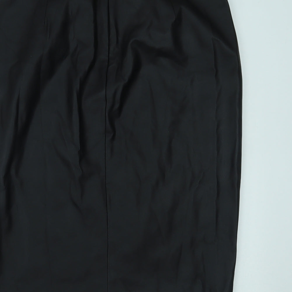 Oasis Womens Black   Straight & Pencil Skirt Size 10