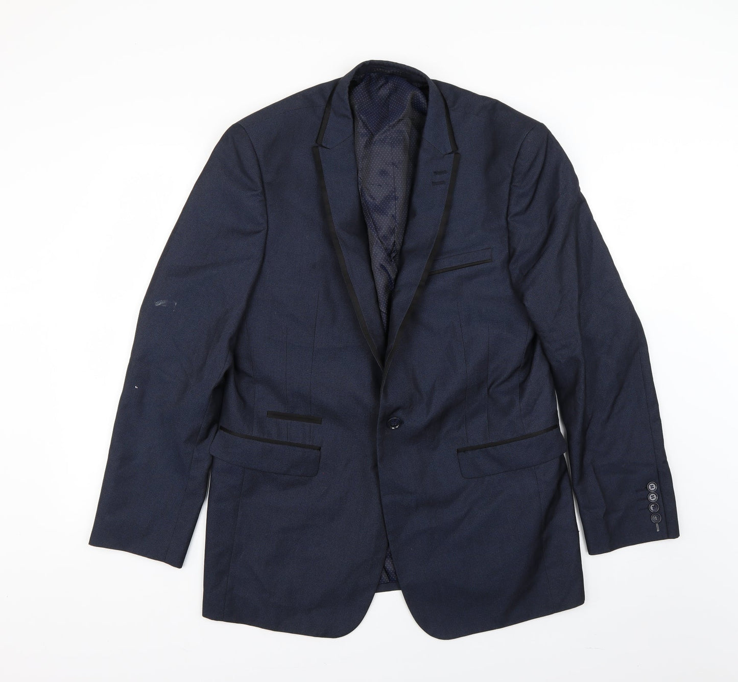 Preworn Mens Blue   Jacket Suit Jacket Size L