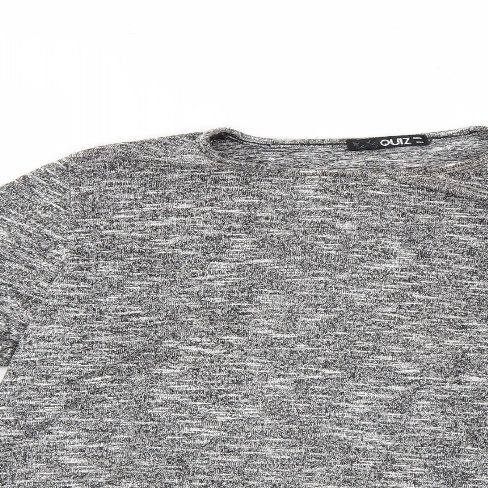 Quiz Womens Grey   Pullover Jumper Size 10