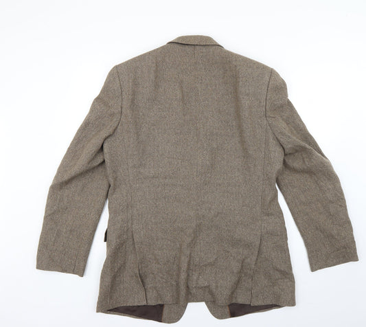 laffite Mens Brown   Jacket Suit Jacket Size 38