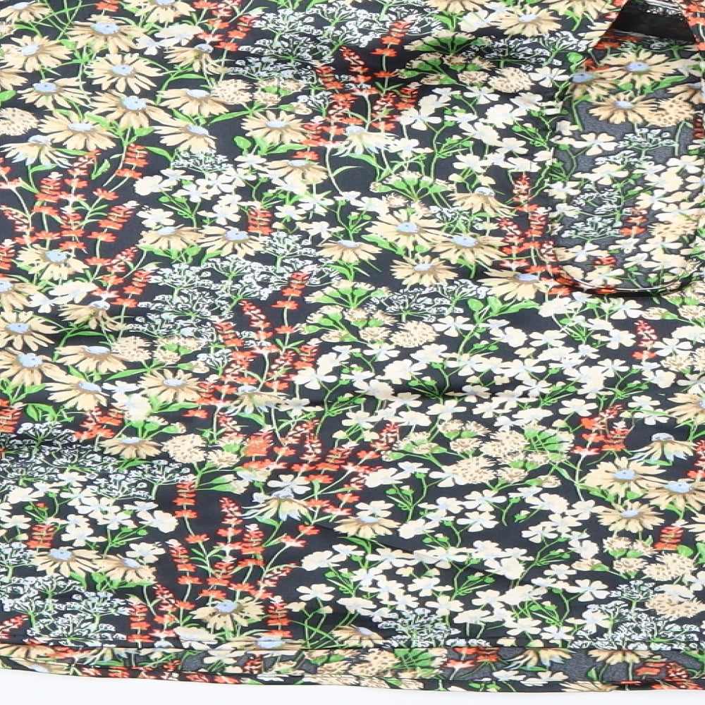 H&M Womens Multicoloured Floral  Basic Blouse Size XL