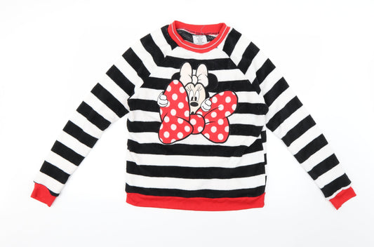 Disney  Womens Multicoloured Striped  Top Pyjama Top Size 10  - Disney