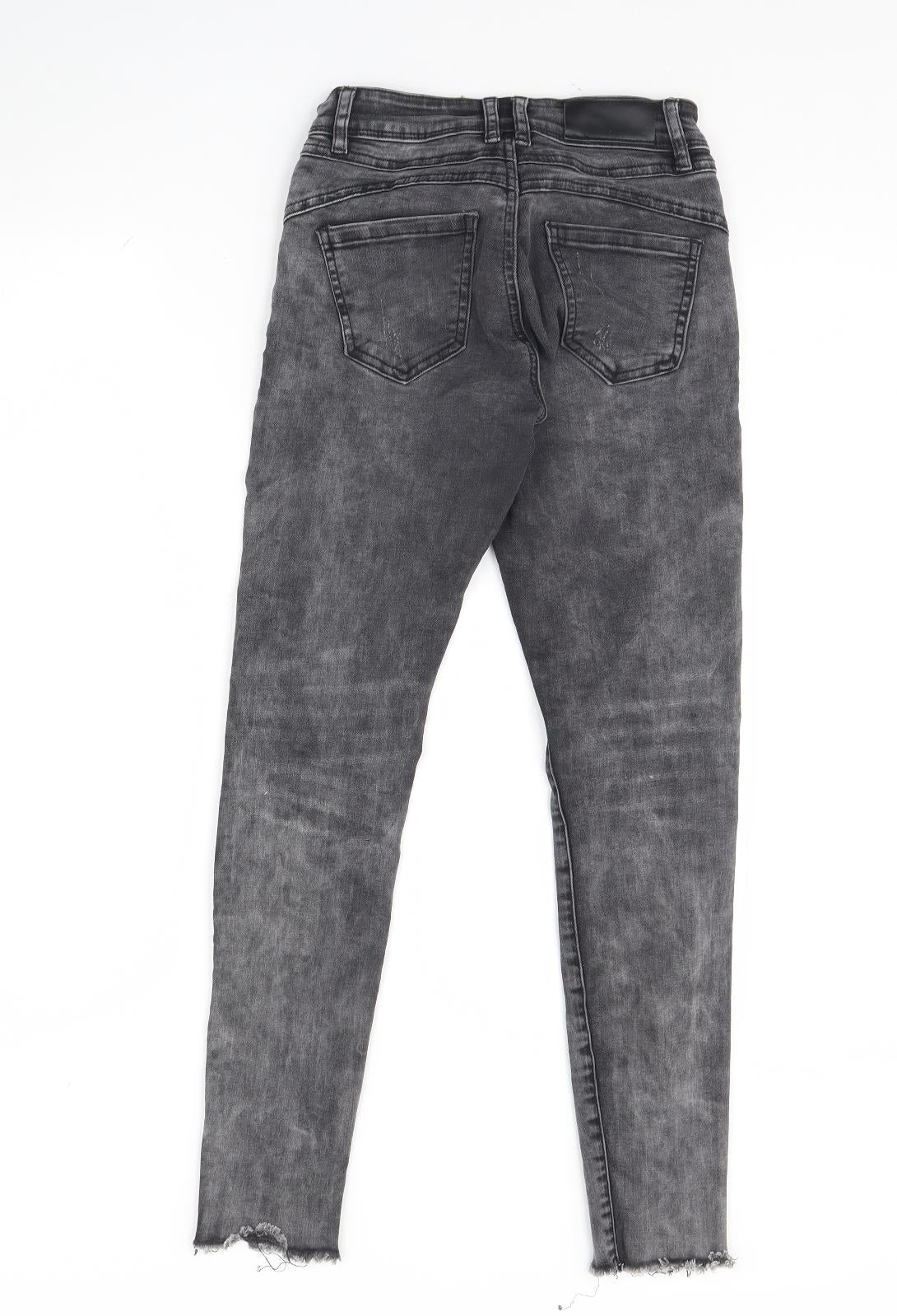 Amisu Womens Grey  Denim Skinny Jeans Size 25 L27 in