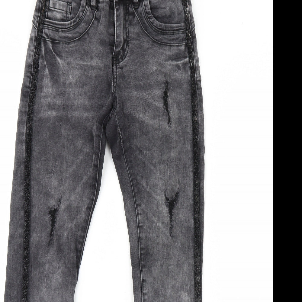 Amisu Womens Grey  Denim Skinny Jeans Size 25 L27 in