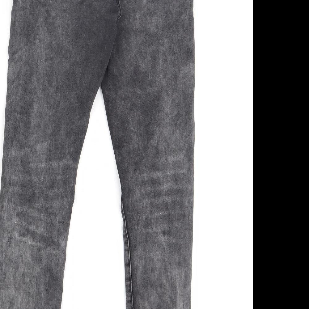 Amisu Womens Grey  Denim Skinny Jeans Size 25 L27 in