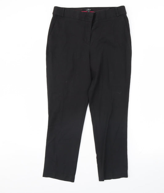 NEXT Womens Black   Trousers  Size 10 L26 in