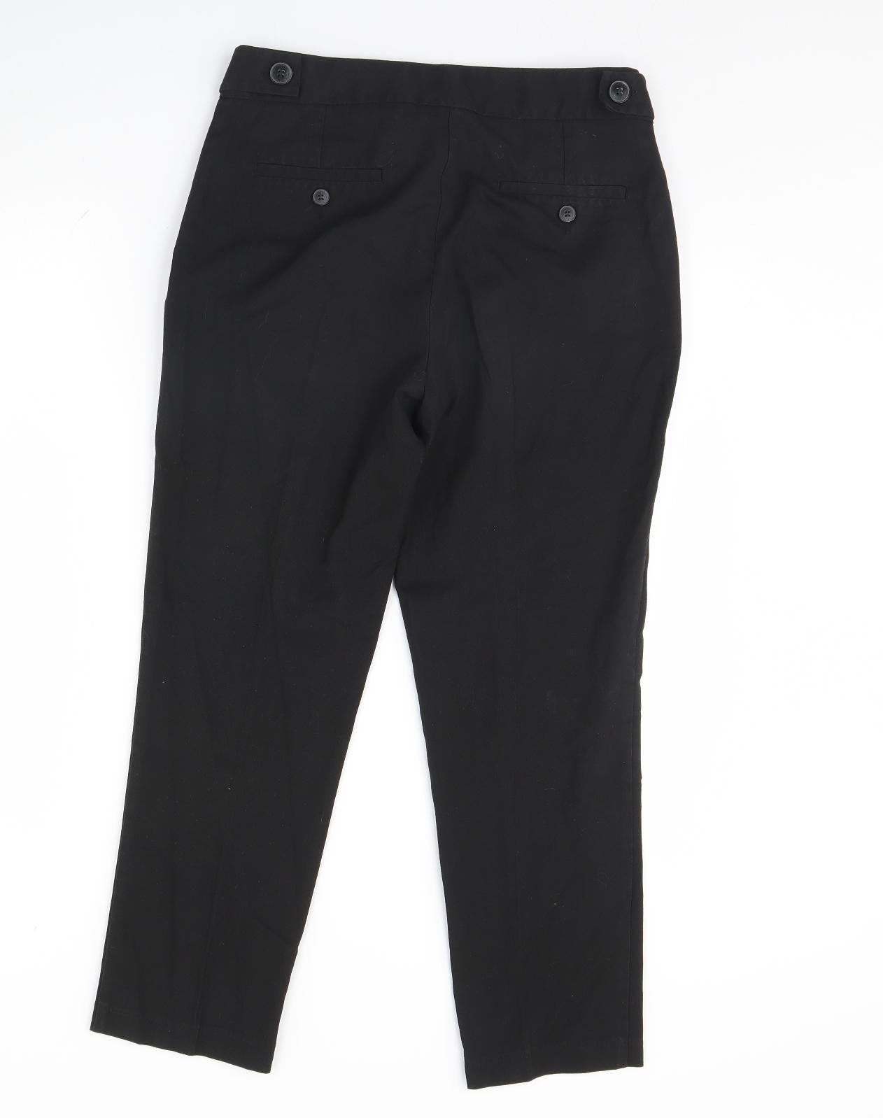 NEXT Womens Black   Trousers  Size 10 L26 in