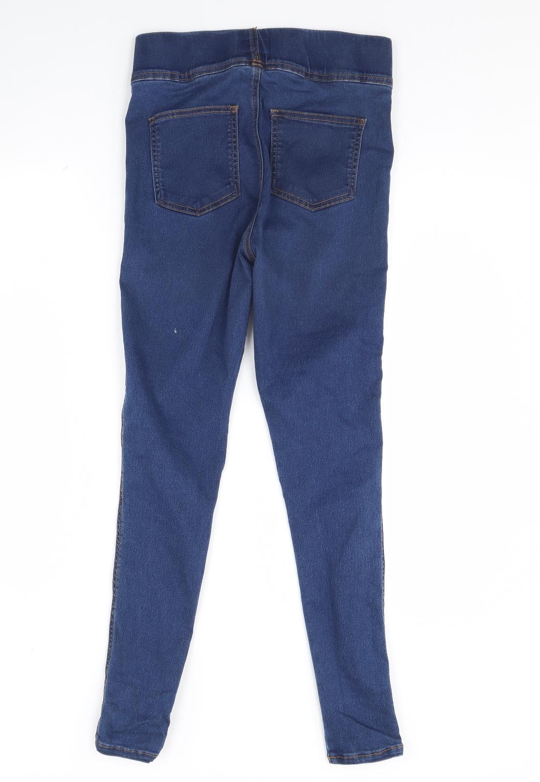 Very Womens Blue  Denim Jegging Jeans Size 10 L29 in