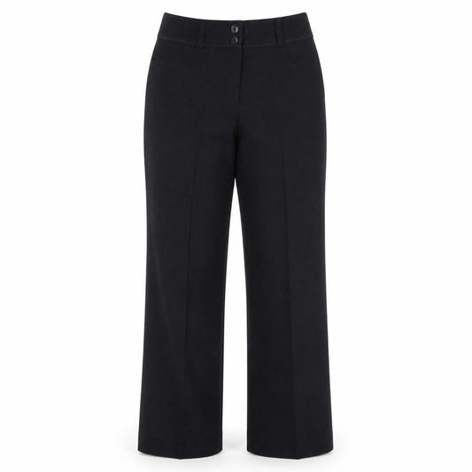 AMARANTO Womens Black Polka Dot  Trousers  Size 12 L31 in