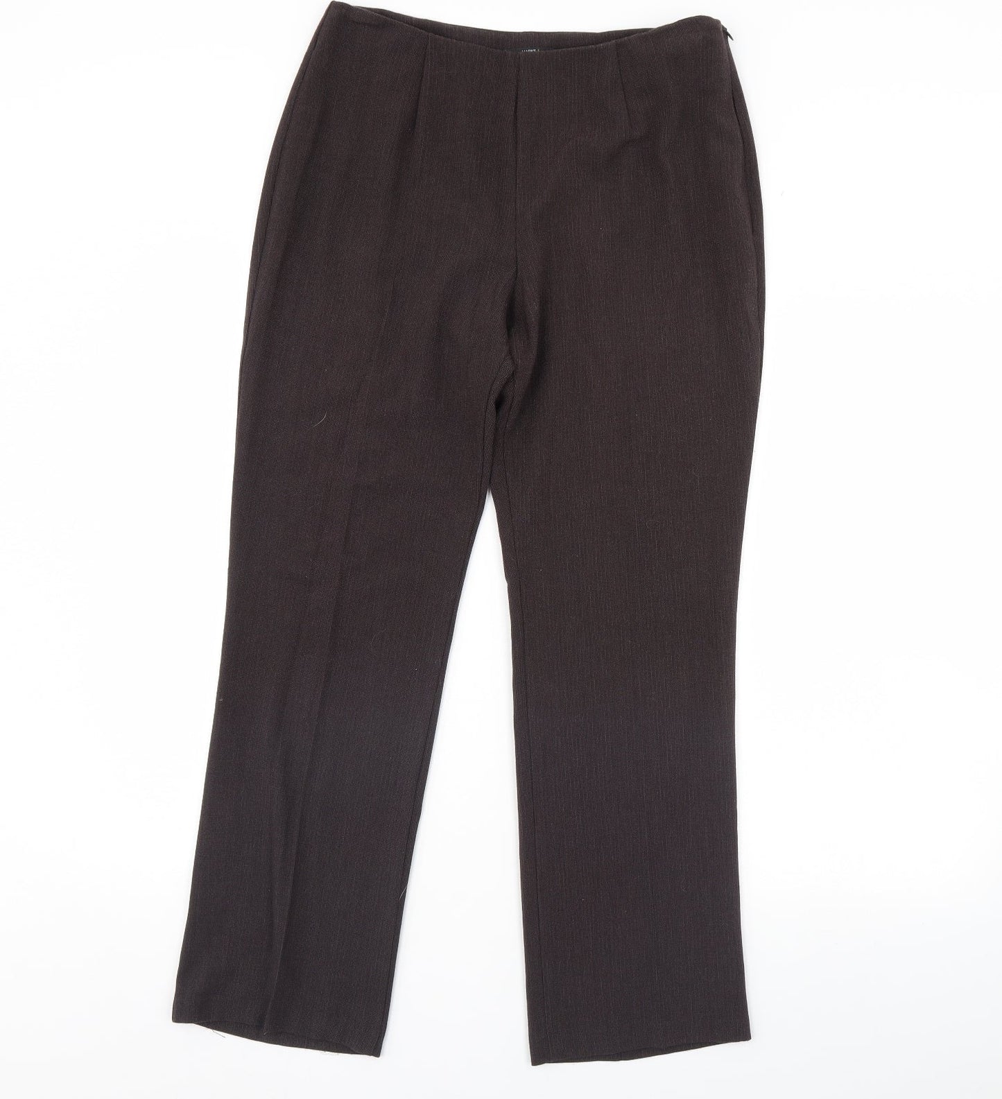 m&s Womens Brown   Trousers  Size 12 L30 in