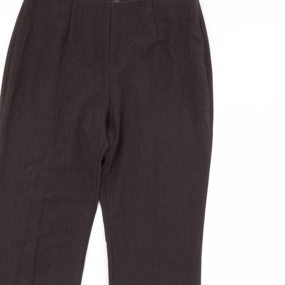 m&s Womens Brown   Trousers  Size 12 L30 in