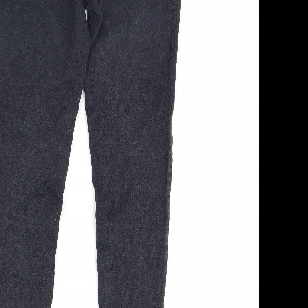 Denim & Co. Womens Black  Denim Skinny Jeans Size 12 L29 in