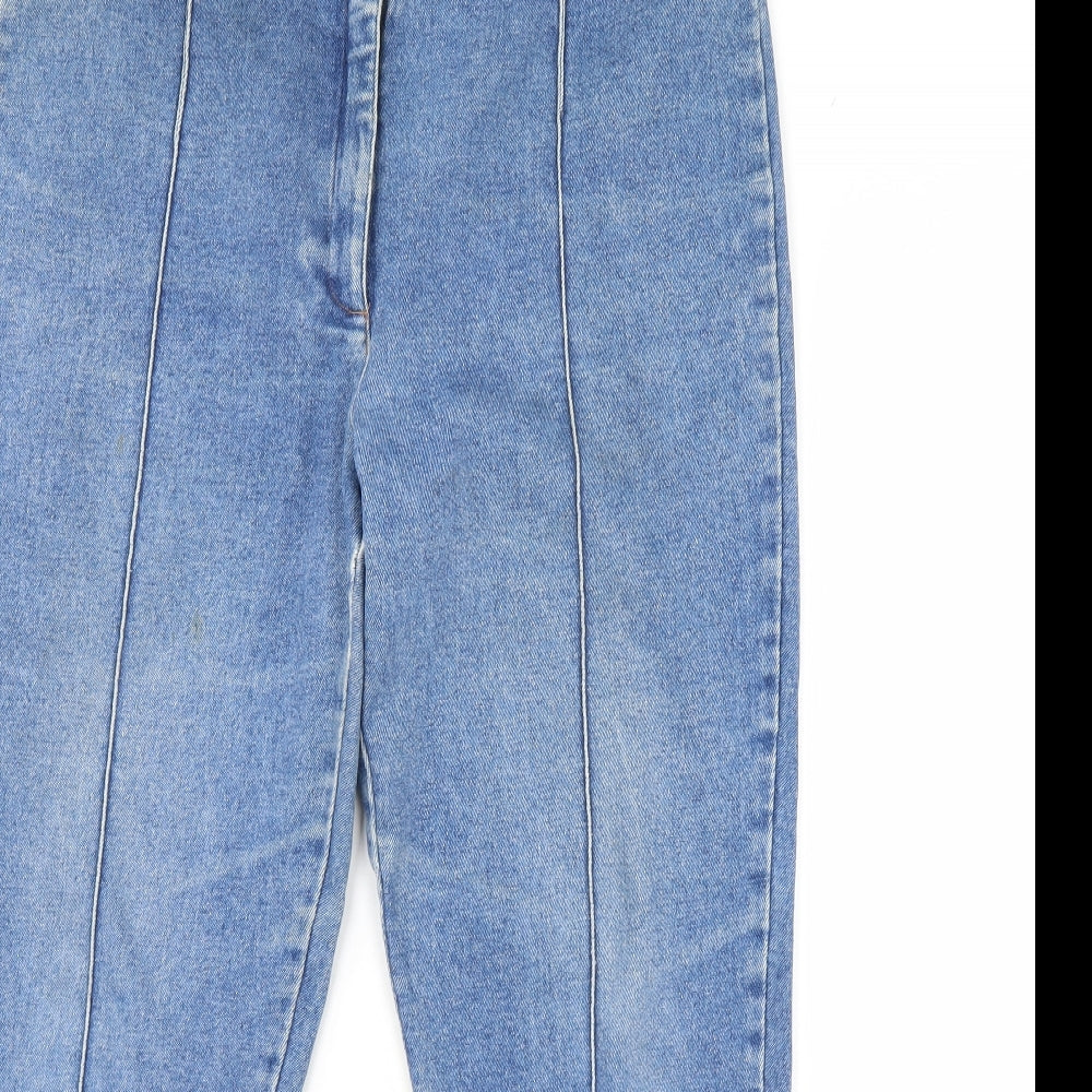 Preworn Womens Blue  Denim Straight Jeans Size 36 in L30 in