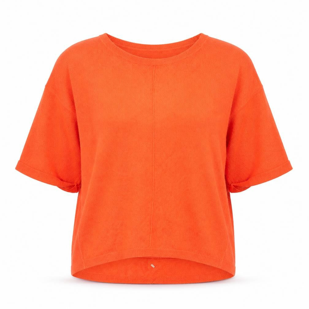 m&S Womens Orange   Pullover Jumper Size 12