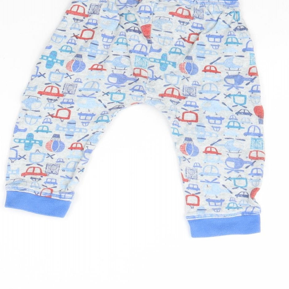 Mini Club Boys Grey Spotted  Jogger Trousers Size 9 Months  - Transport