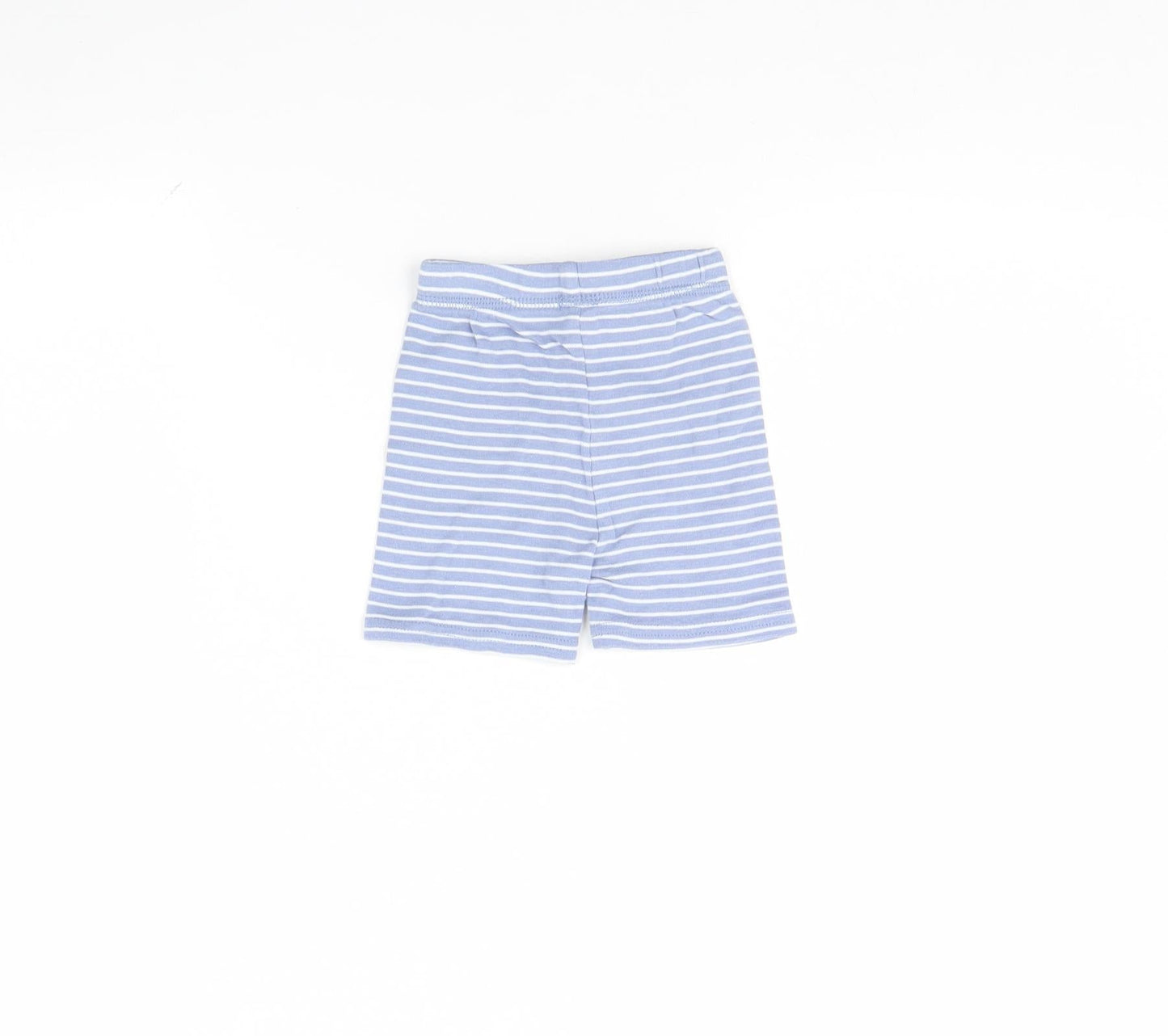 George Baby Blue Striped  Cropped Trousers Size 9 Months
