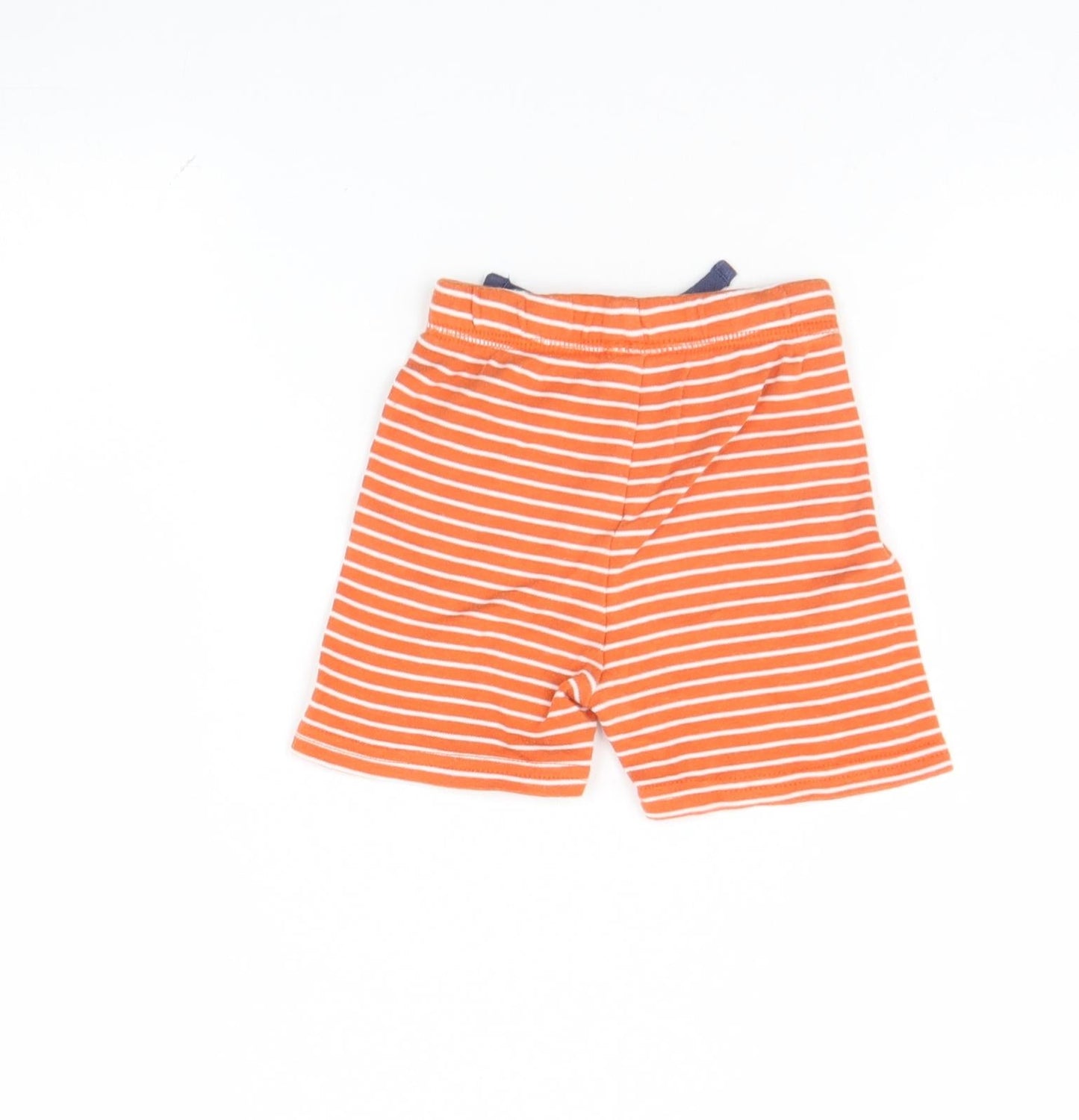 George Baby Orange Striped  Cropped Trousers Size 9 Months