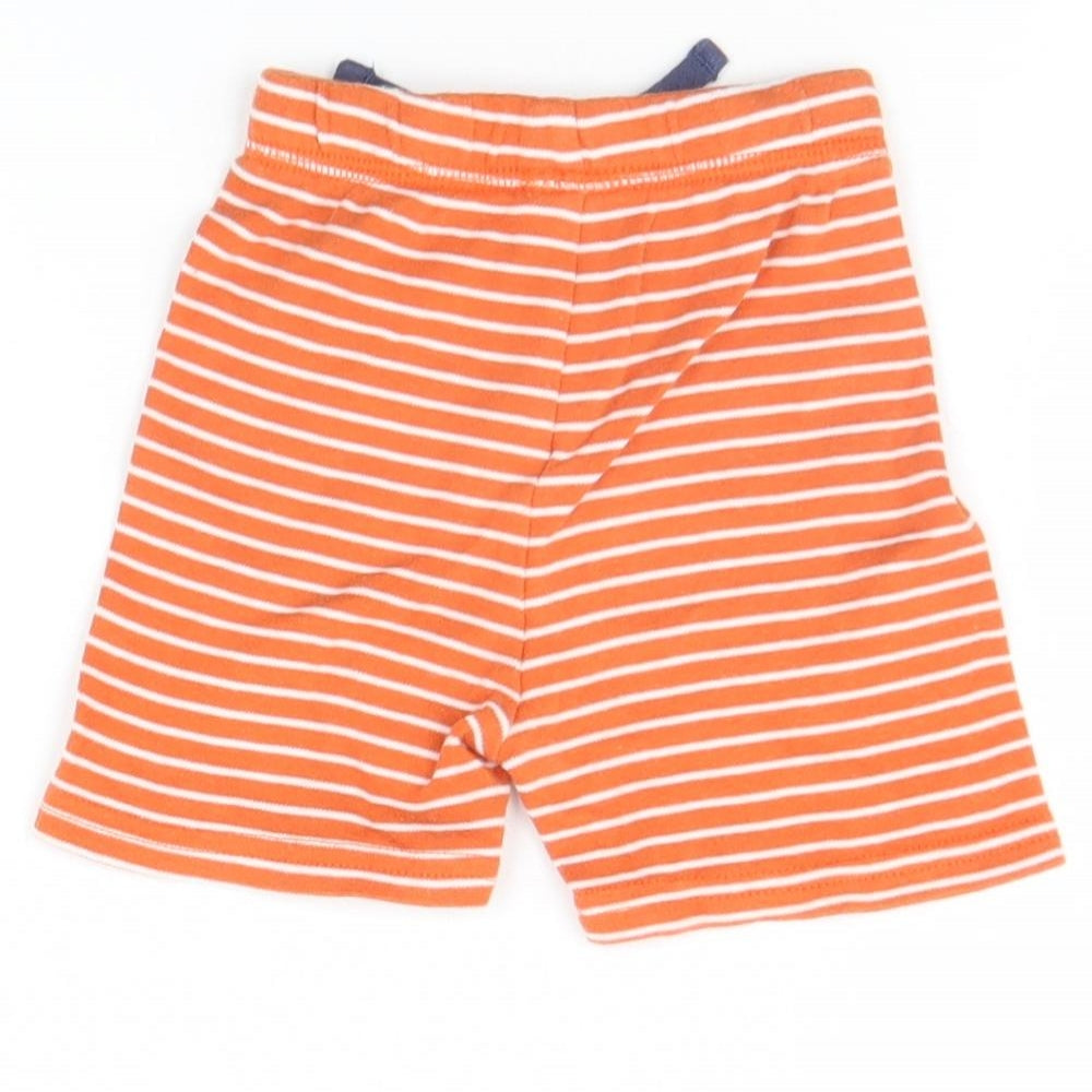 George Baby Orange Striped  Cropped Trousers Size 9 Months