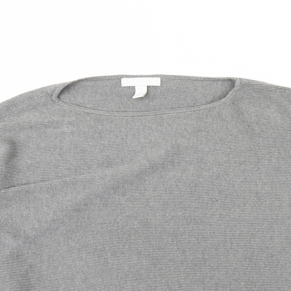 H&M Womens Grey   Pullover Jumper Size M