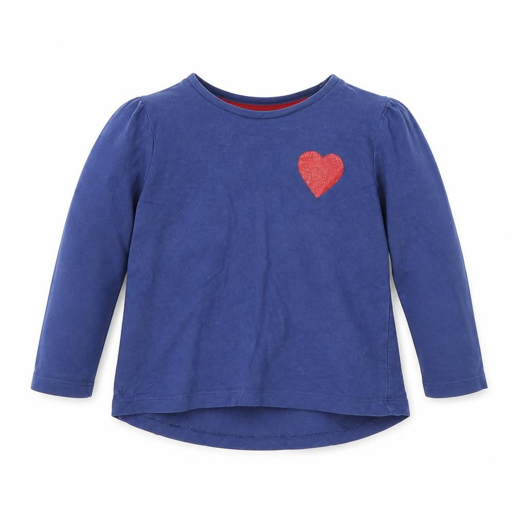 Mini Club Girls Blue   Basic T-Shirt Size 9-12 Months