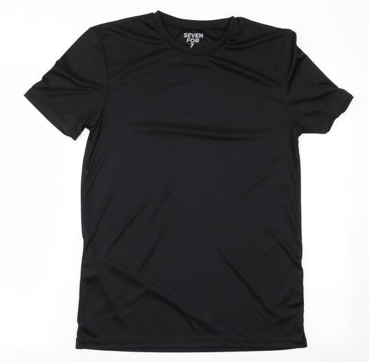 Severn For 7 Mens Black    T-Shirt Size M