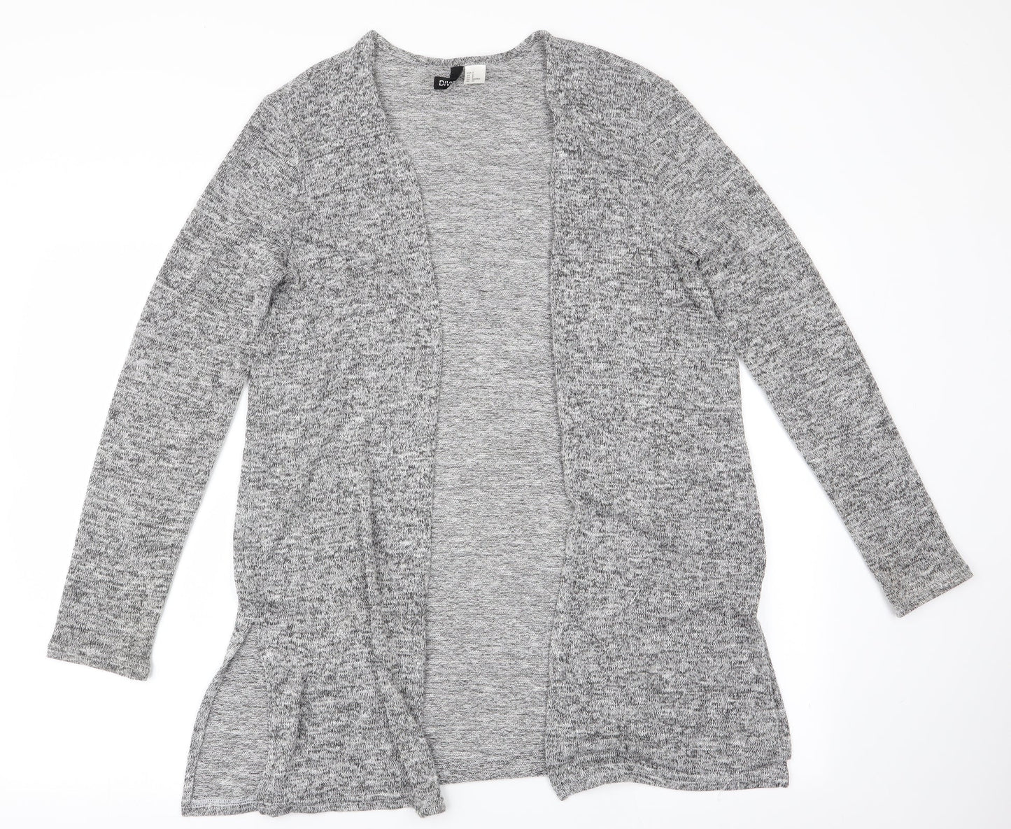 Divided Womens Grey   Cardigan Jumper Size S  - Longline Cardigan