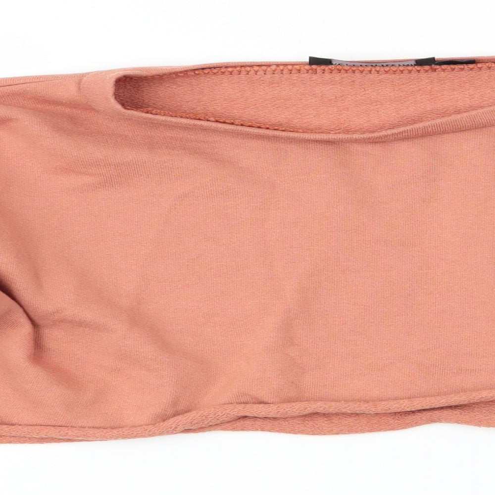 Pretty Little Thing  Womens Orange   Pullover Sweatshirt Size 6  - Cropped
