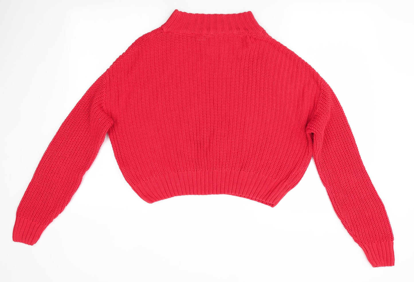 Divided Womens Orange   Pullover Jumper Size 10
