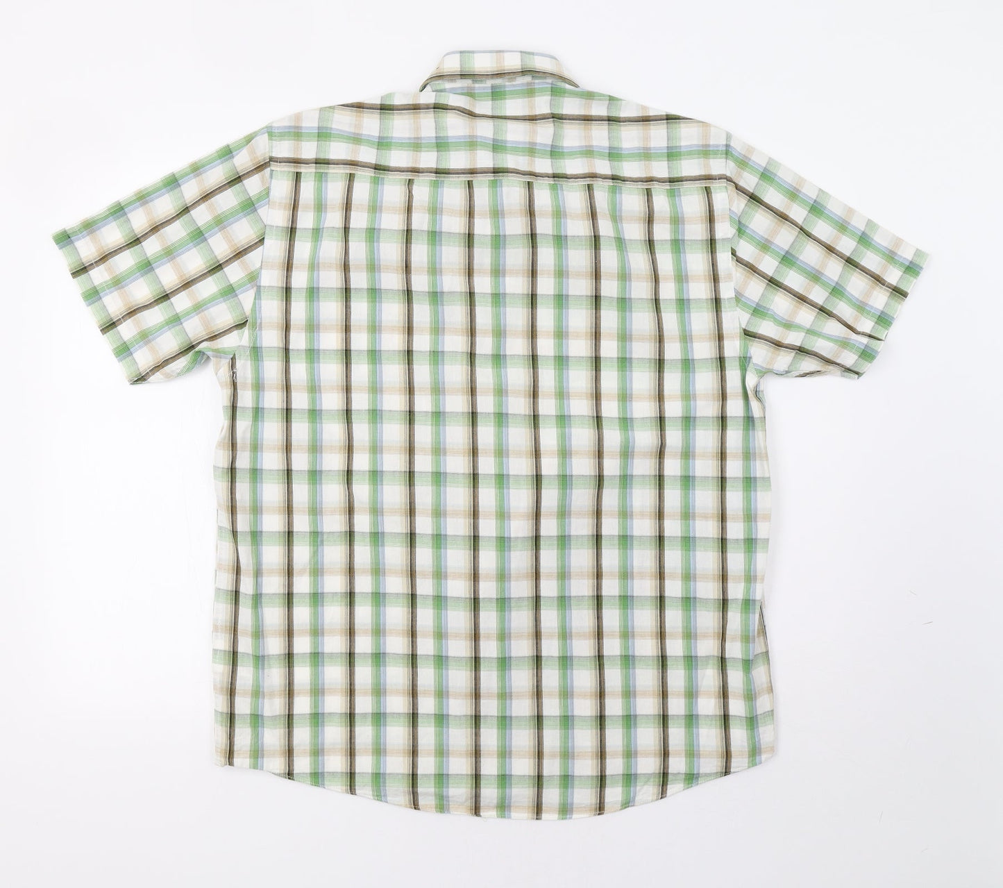 Matalan Mens Green Check   Button-Up Size L