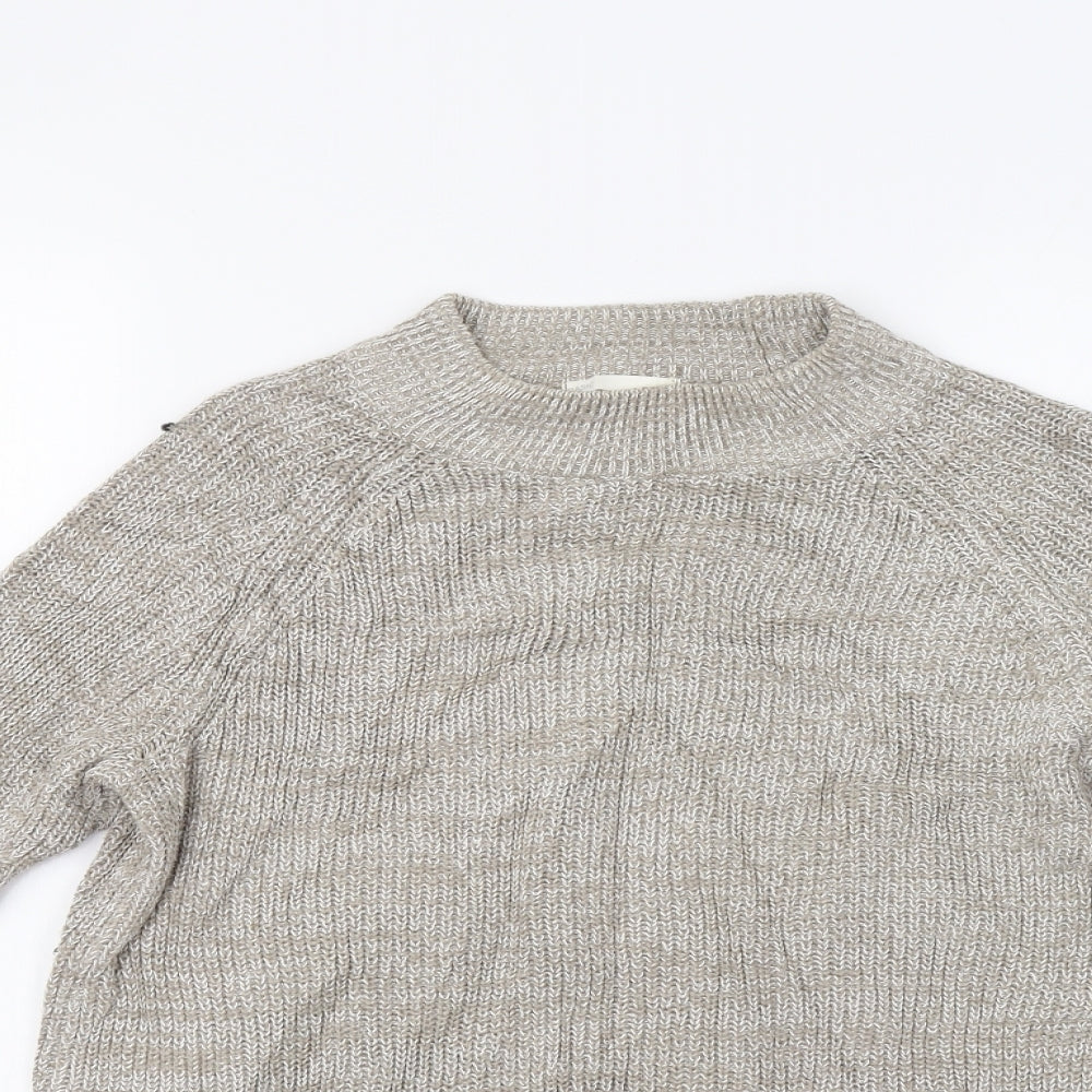 H&M Womens Beige   Pullover Jumper Size S