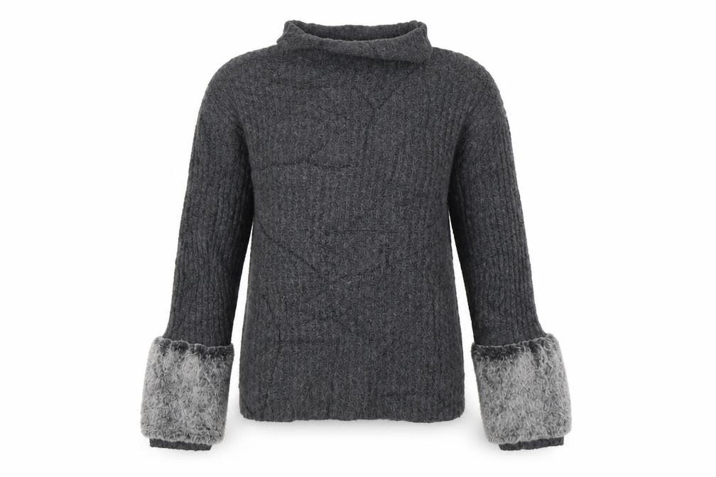 Lulurain Girls Grey   Pullover Jumper Size 9-10 Years