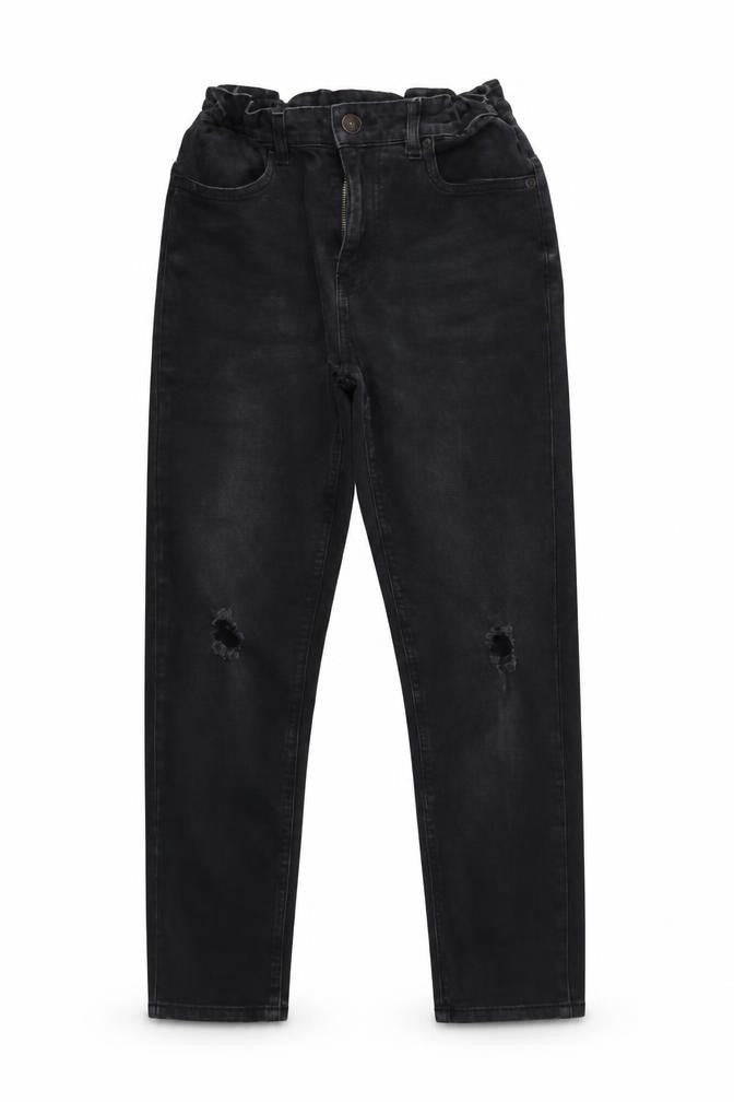 River Island Girls Black  Denim Skinny Jeans Size 12 Years