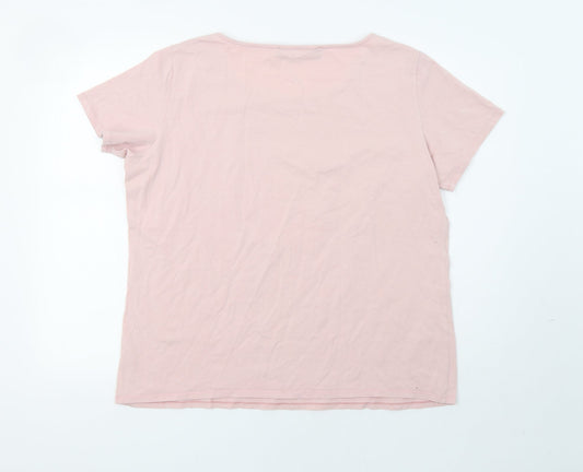 Marina Sport Womens Pink   Basic T-Shirt Size L