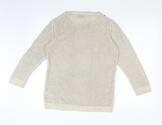 Wallis Womens Beige   Pullover Sweatshirt Size S