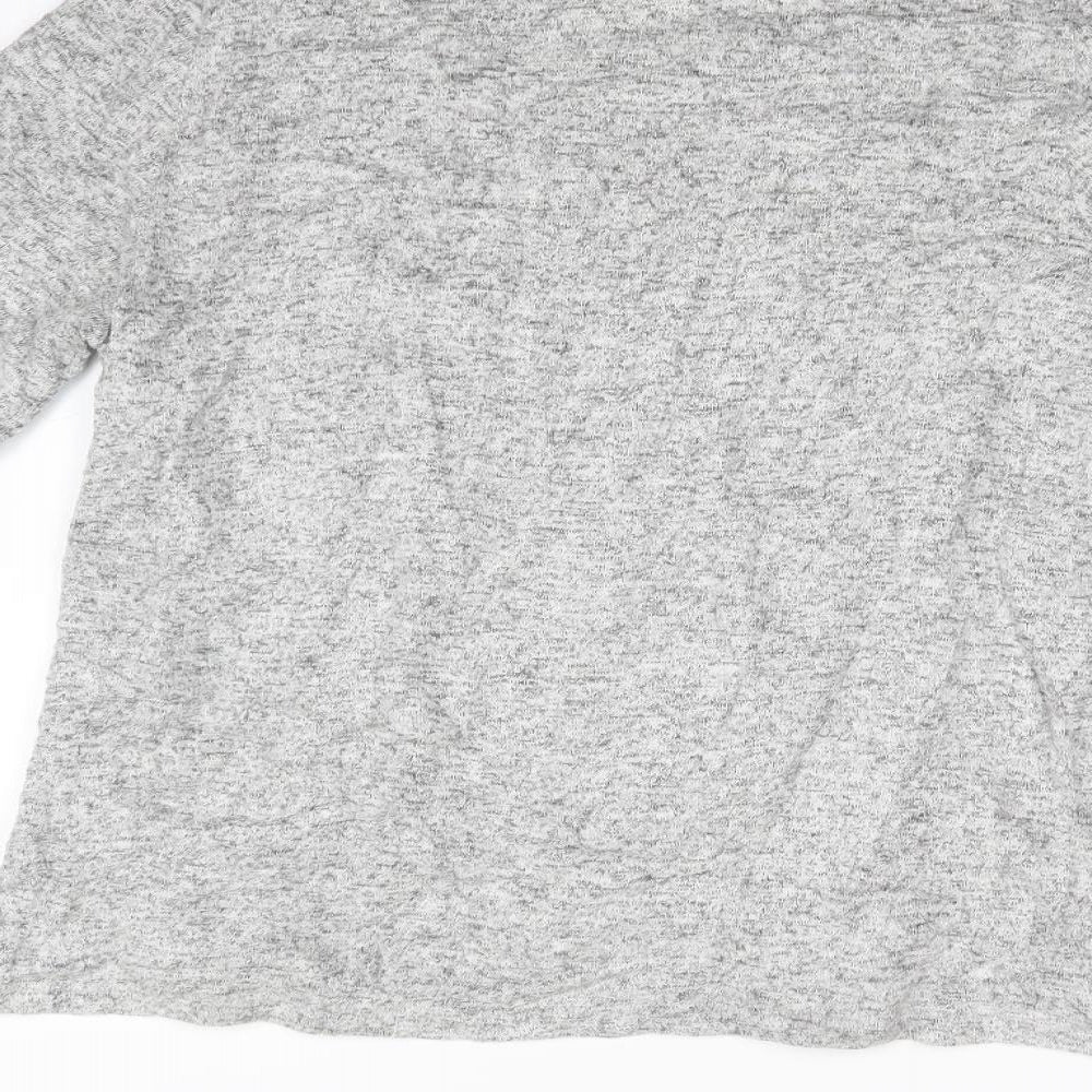 H&M Womens Grey   Basic T-Shirt Size M