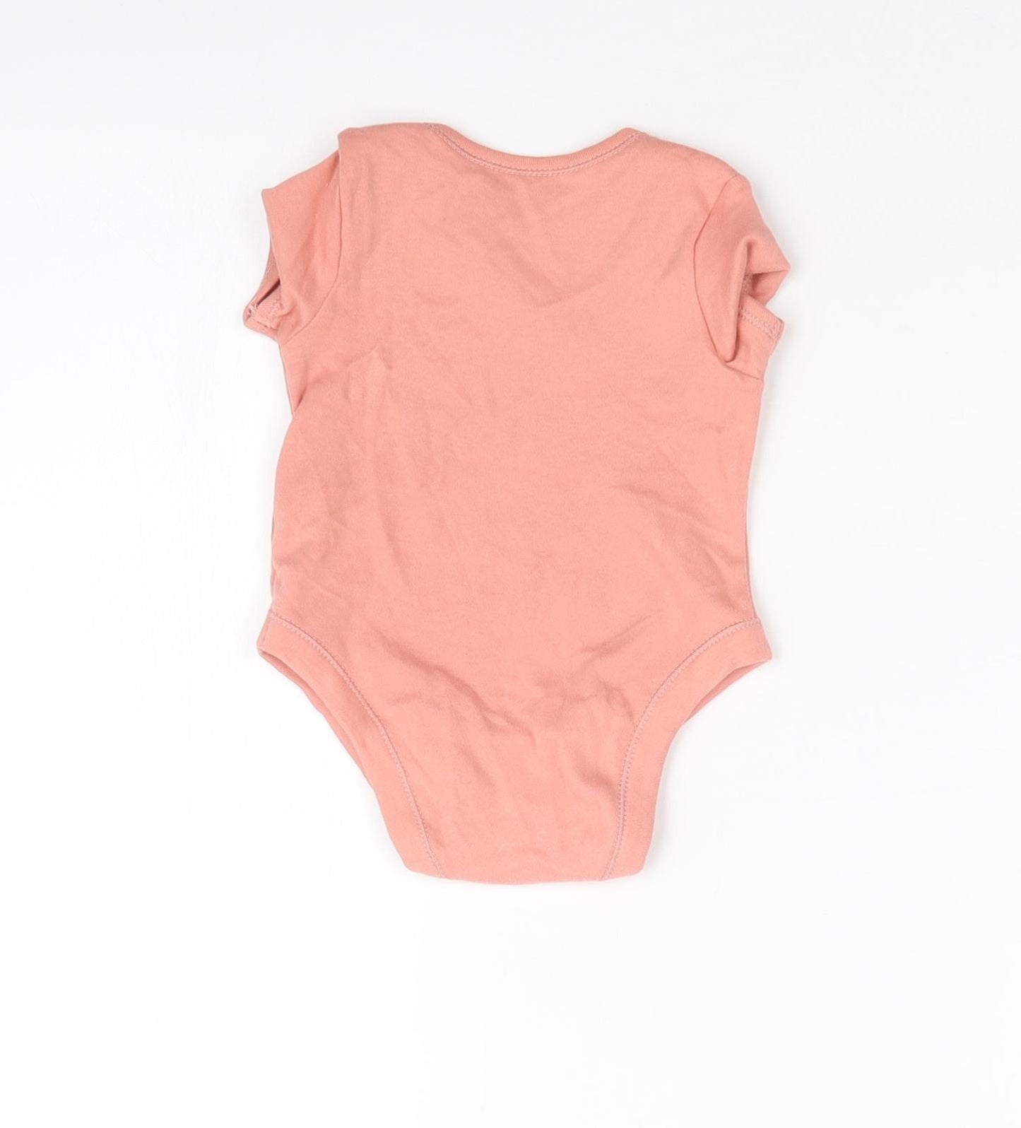 George Girls Pink   Babygrow One-Piece Size 3-6 Months