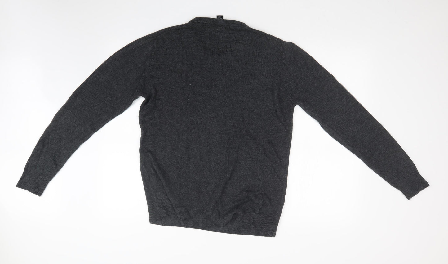Cedar Wood State Mens Grey   Pullover Sweatshirt Size L