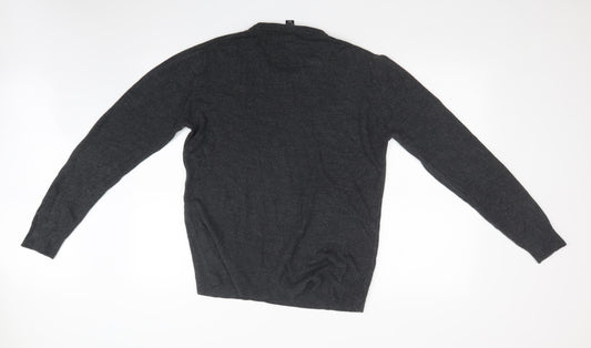 Cedar Wood State Mens Grey   Pullover Sweatshirt Size L