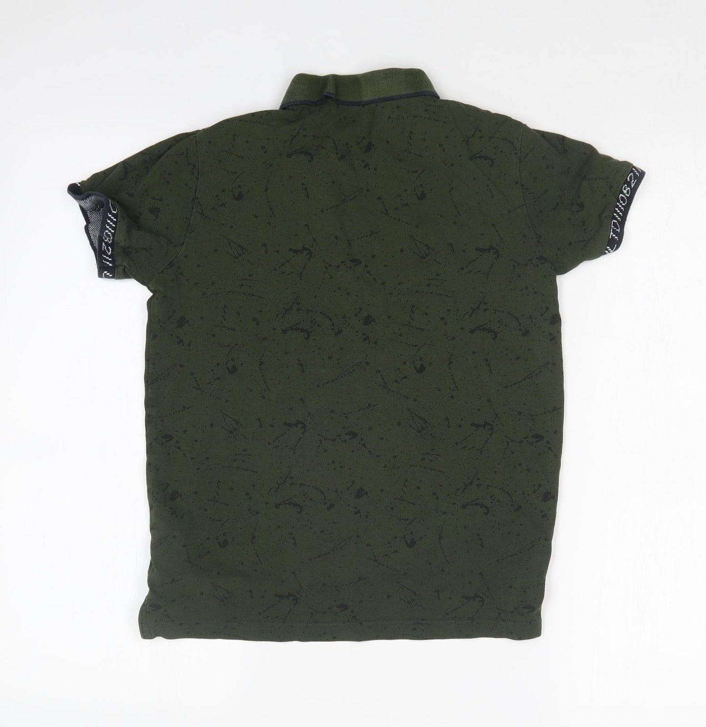 NEXT Boys Green Geometric  Basic Polo Size 10 Years