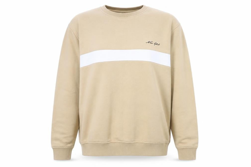 Front view of Easy women’s beige jumper, size XL