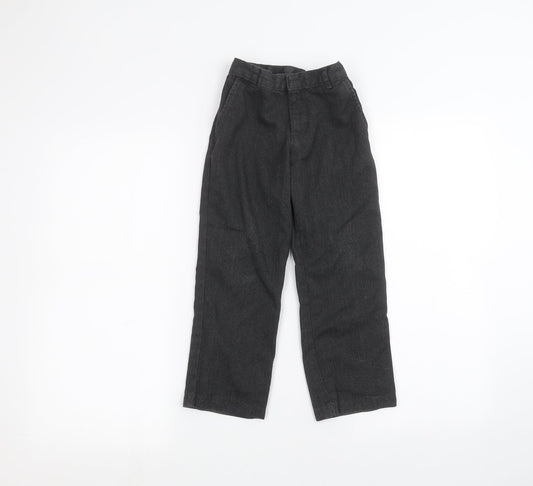 George Boys Black   Dress Pants Trousers Size 5-6 Years
