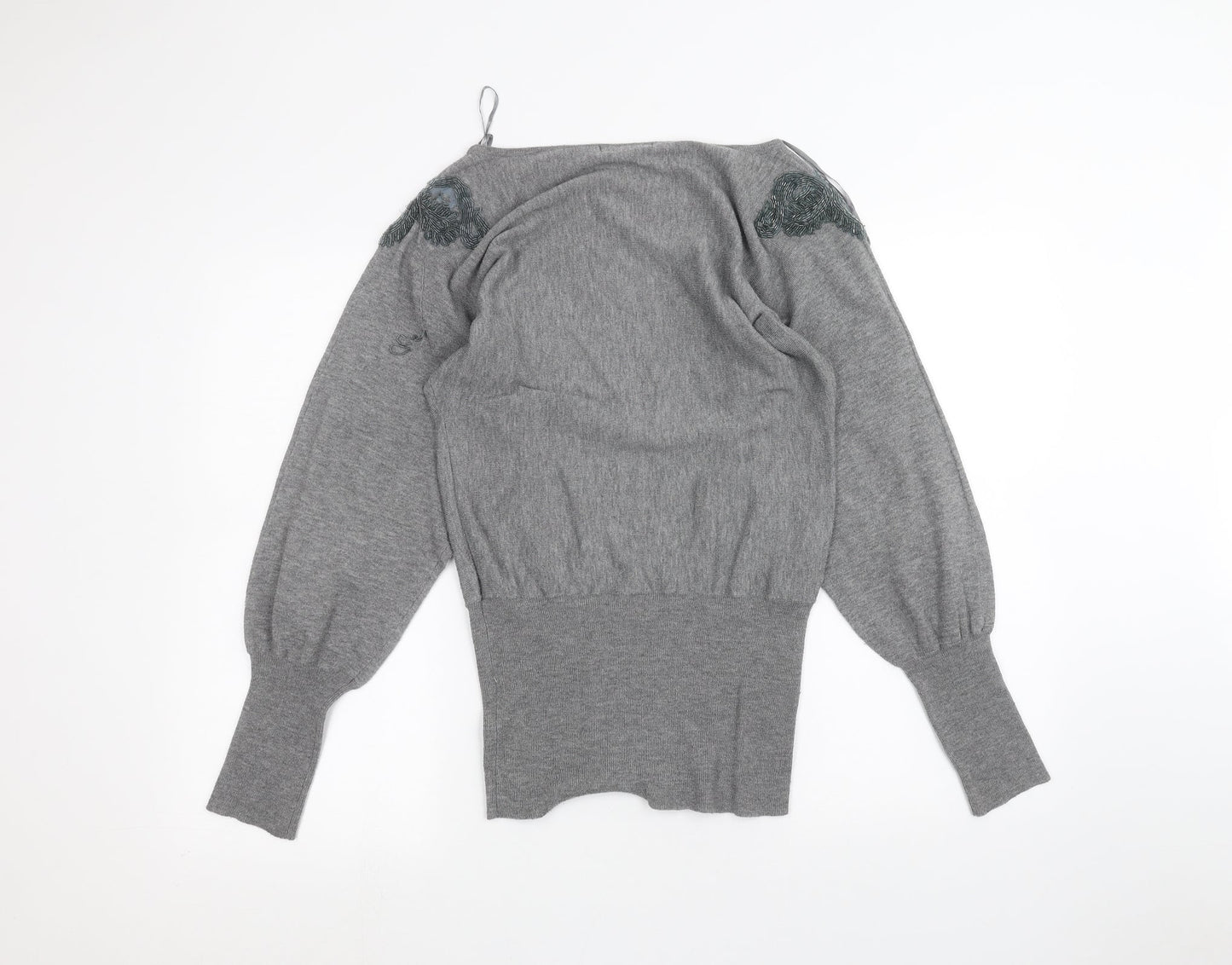 QED London Womens Grey   Pullover Jumper Size 10