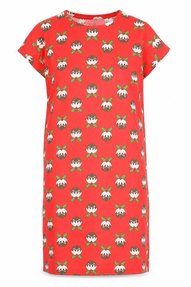 Pretty Secrets Womens Red Geometric  T-Shirt Dress  Size 8