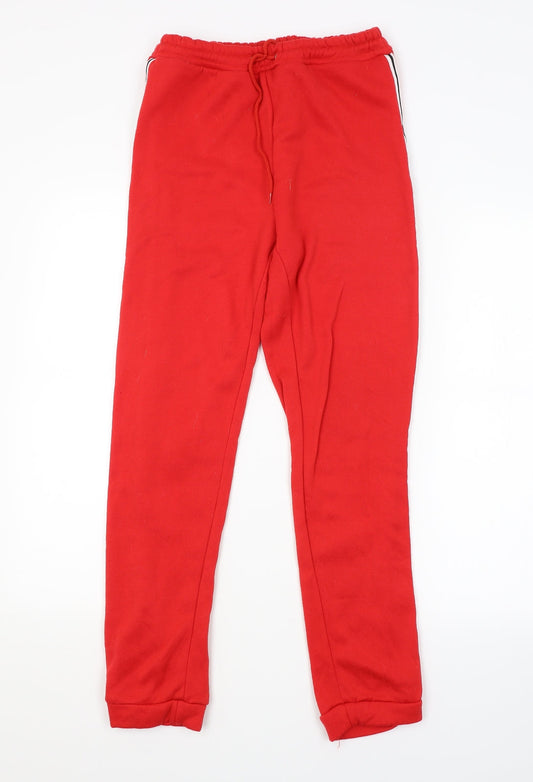 Preworn Womens Red   Sweatpants Trousers Size M L28 in