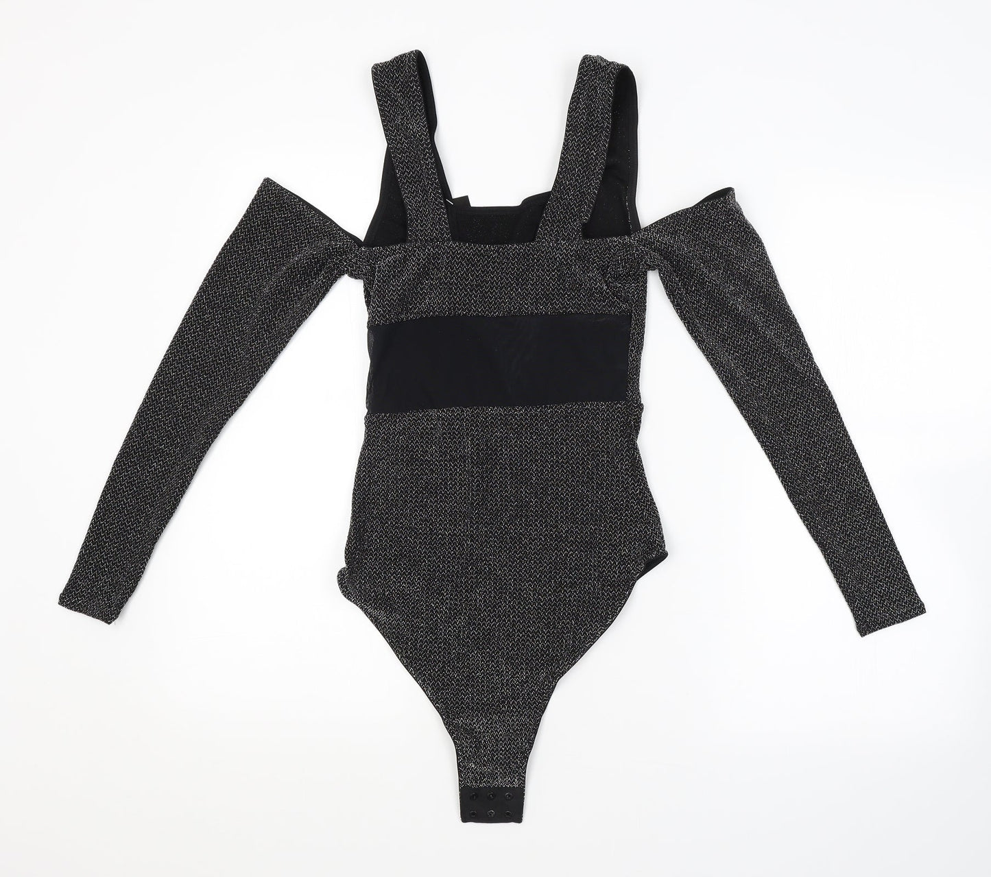 Simply Be Womens Grey Argyle/Diamond  Unitard One-Piece Size 12
